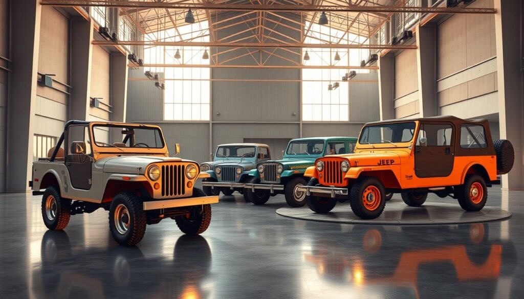 AMC Jeep Models Evolution