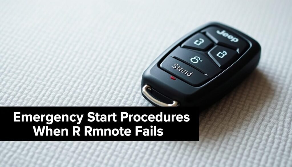 Jeep Remote Key Emergency Start Procedures
