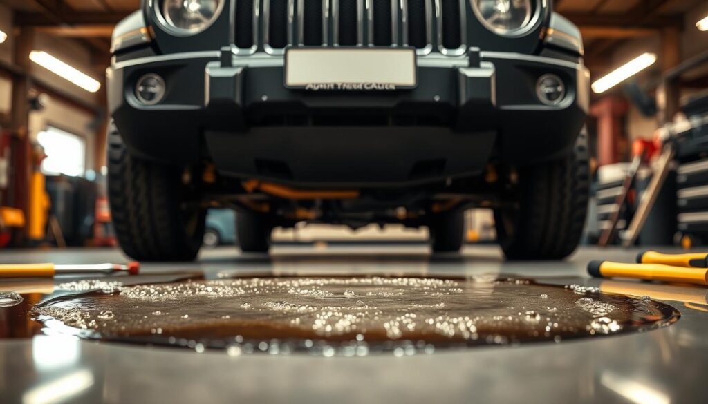 Jeep Transmission Fluid Leak Detection
