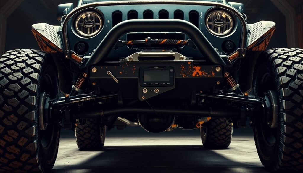 Jeep Wrangler Death Wobble Illustration