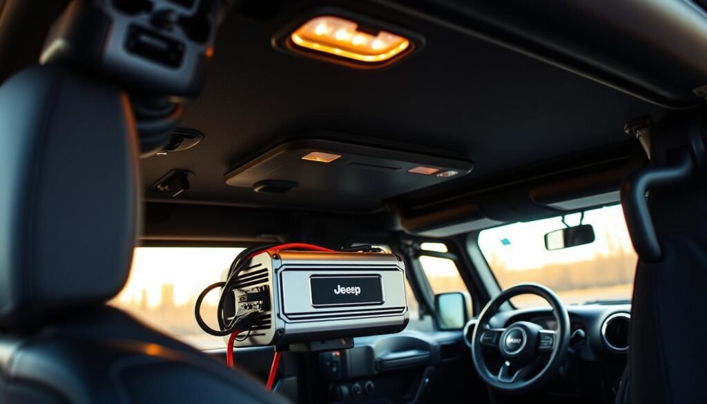 Jeep Wrangler Sound System Amplifier Installation