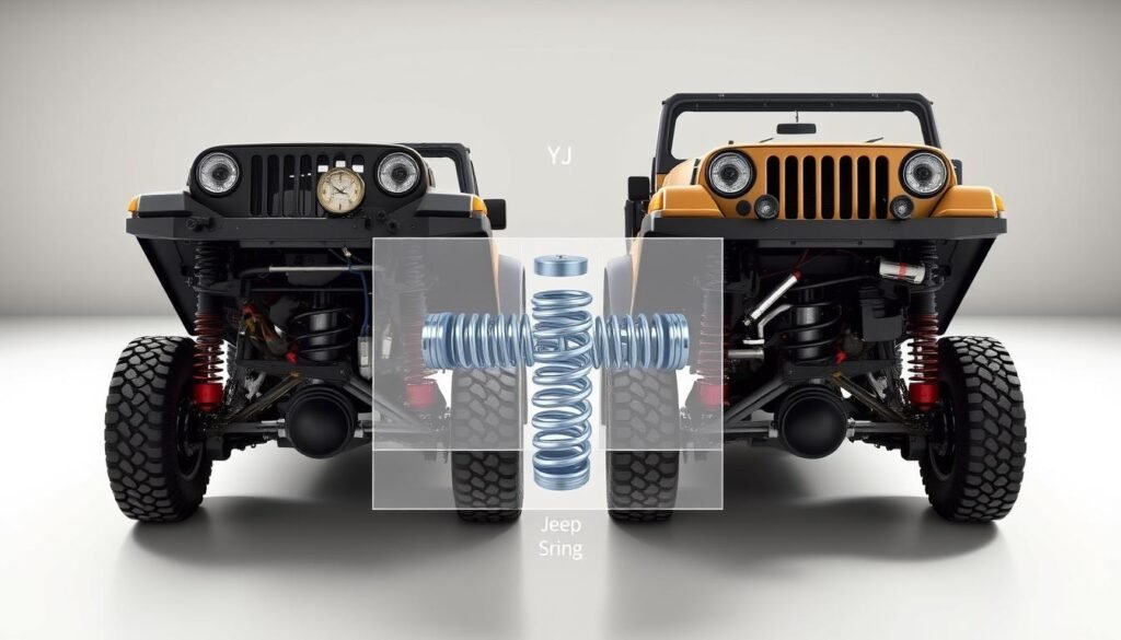 Jeep YJ Vs TJ Suspension Comparison